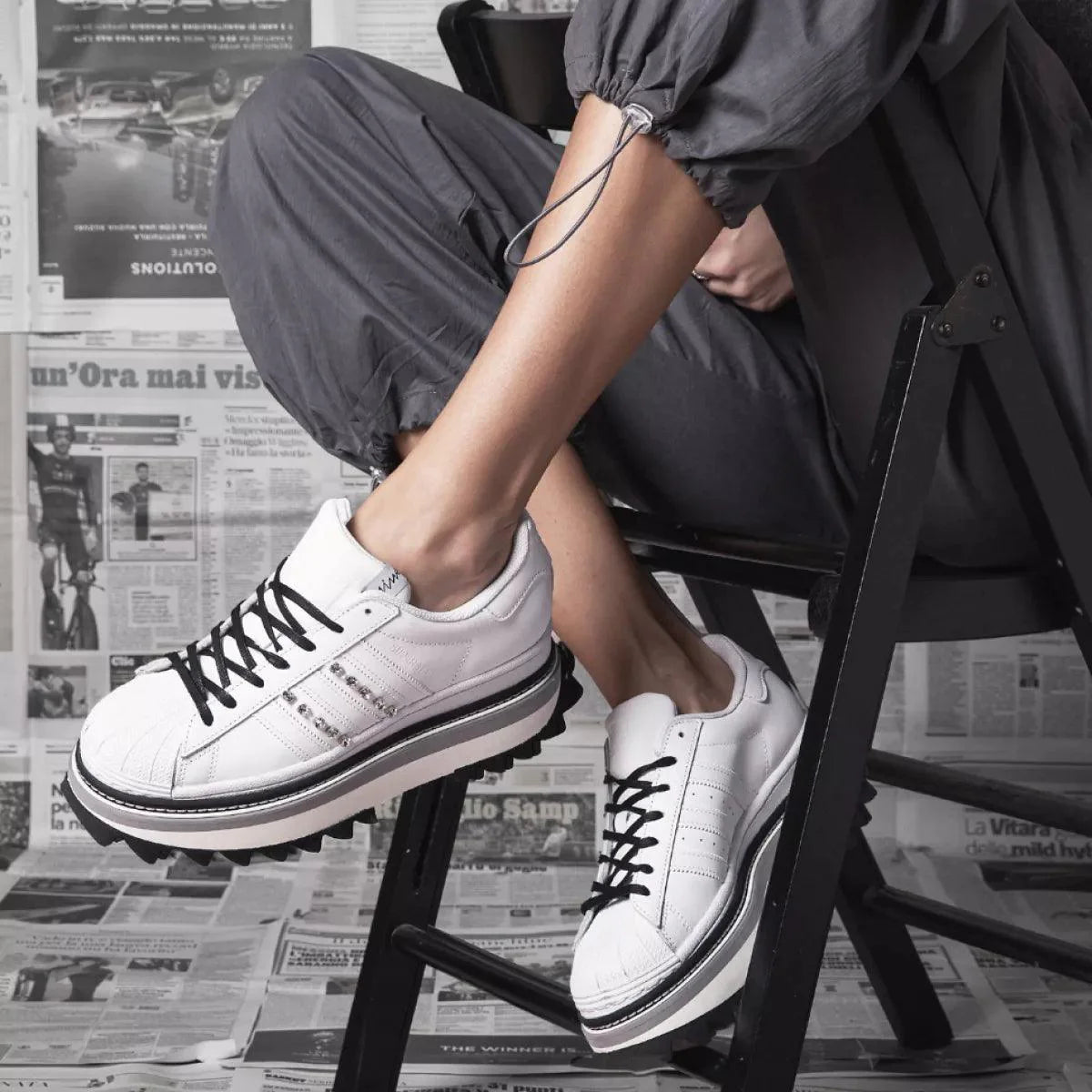 Adidas Superstar Fusion White Crystal