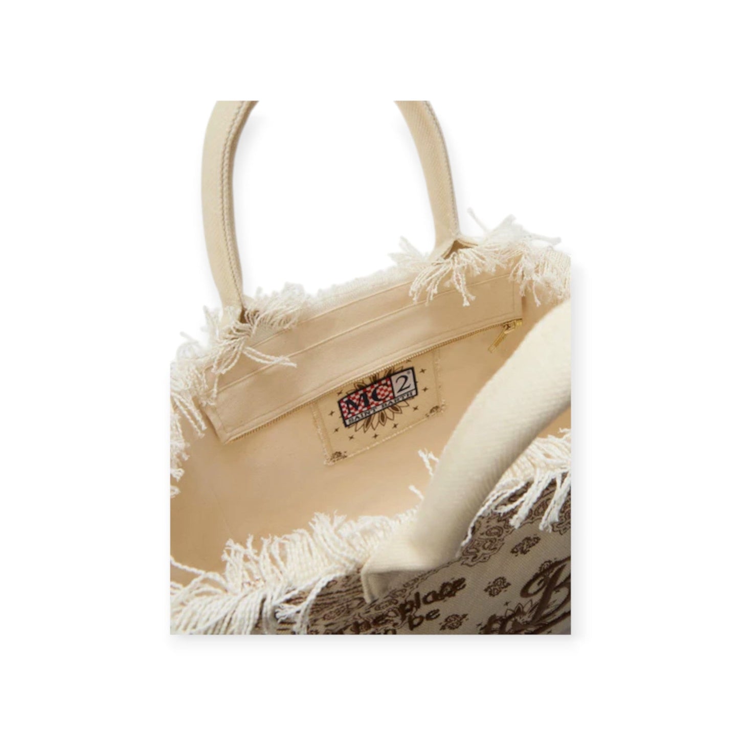 BORSA VANITY BEIGE E MARRONE