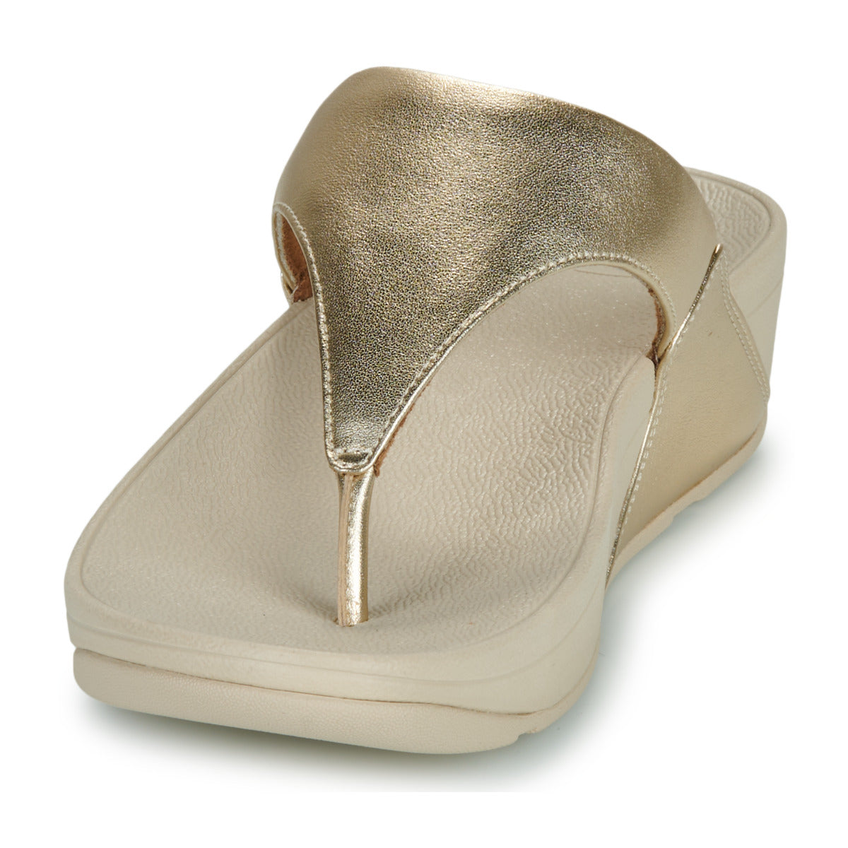 FITFLOP Sandali infradito in pelle metallizzata LULU I88