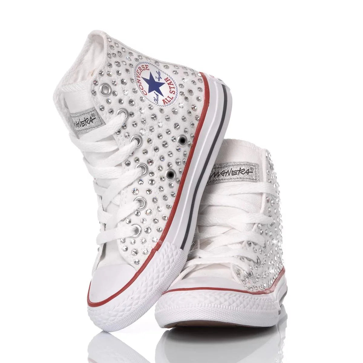 Converse Junior Swarovski Bianca