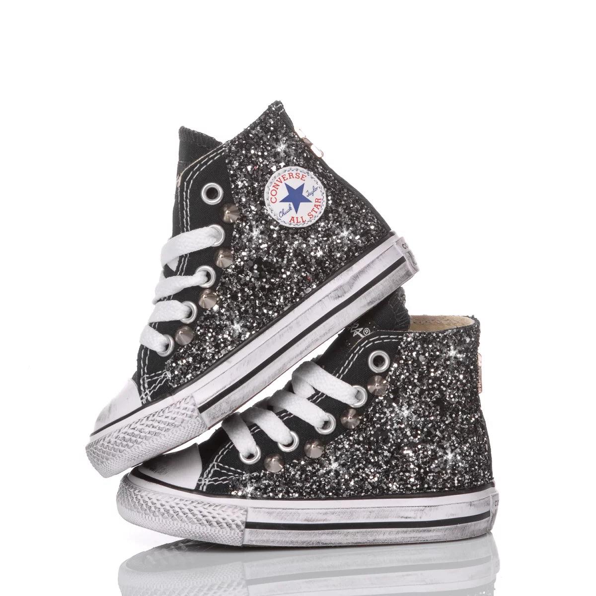 Converse Baby Glitter Black