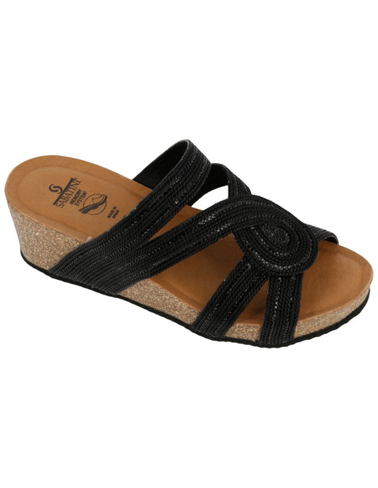 Ciabatte Donna Sabatini Emanuela Memory System —4362 - Bijoux Nero