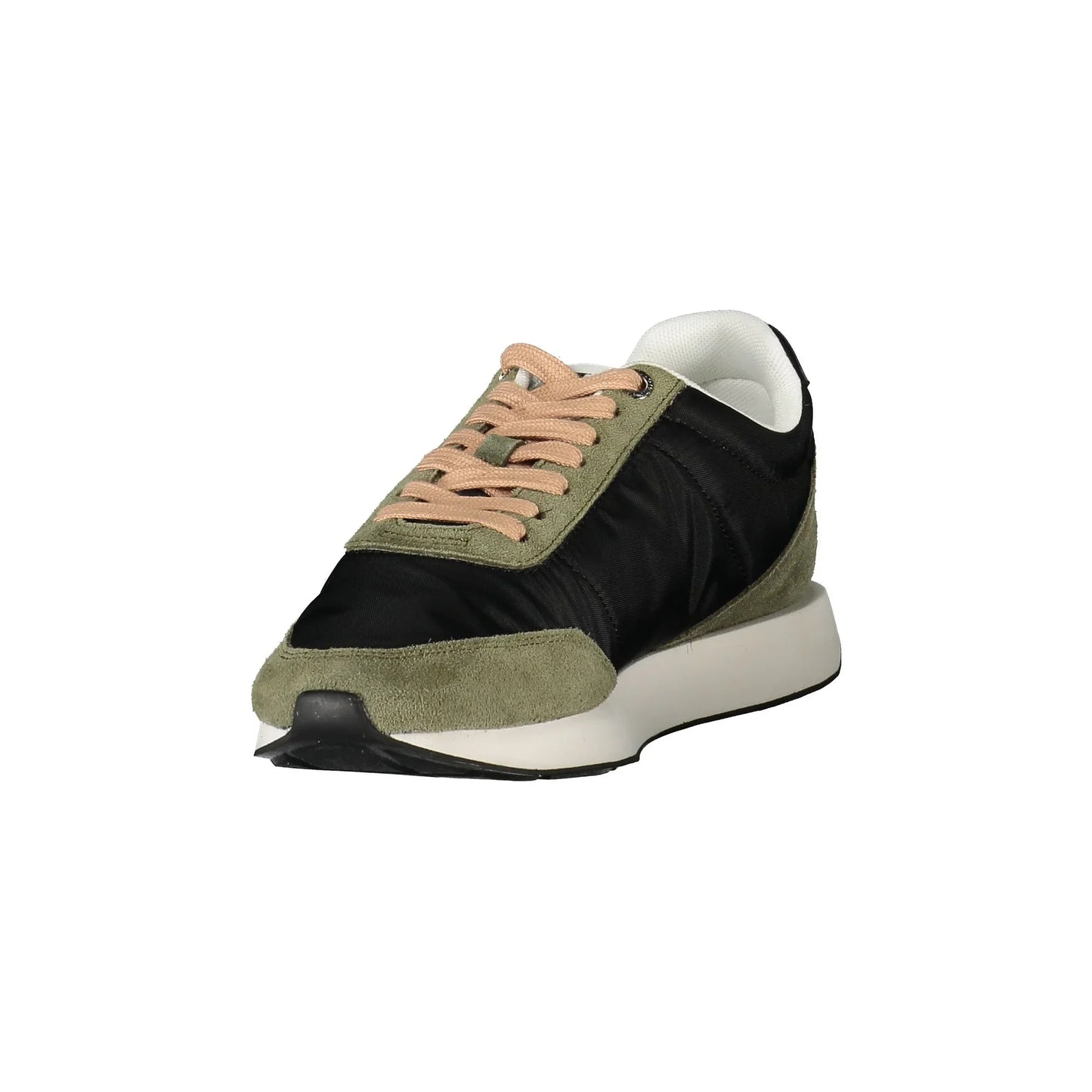 CALVIN KLEIN Sneakers Donna Nere con Lacci e Dettagli in Verde