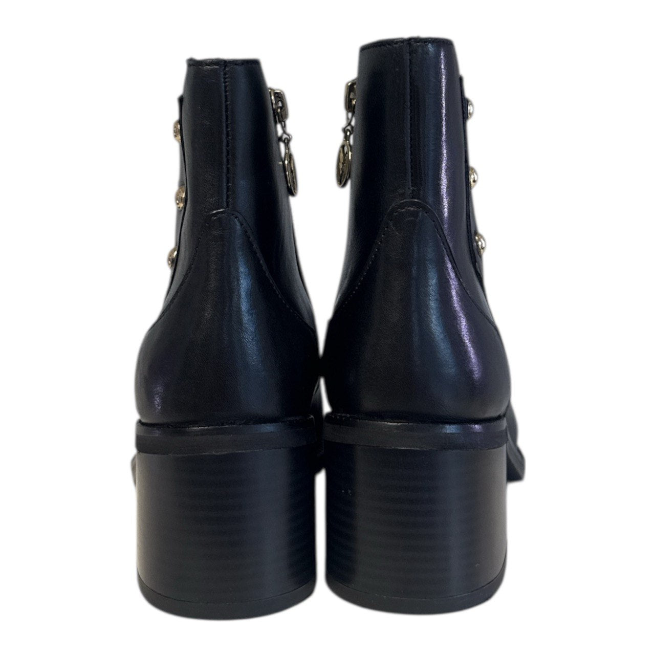 MELLUSO K36067 nero scarpe donna stivaletti pelle tacco zip
