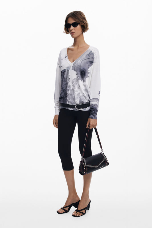 DESIGUAL Borsa Donna a Spalla Nera Manhattan Pespuntes Zarauz