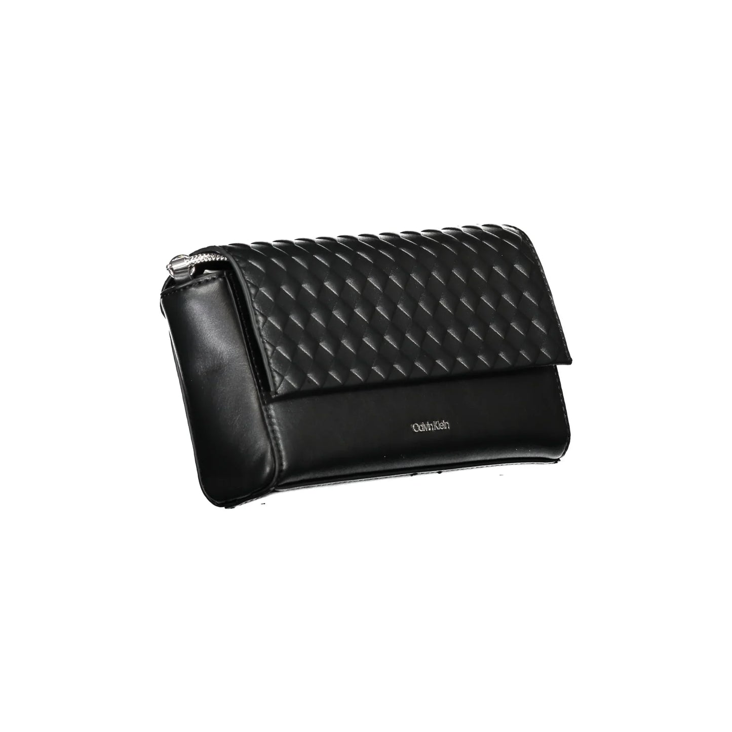 Calvin Klein Borsa Donna Nera a Tracolla con Catena e Dettagli a Contrasto