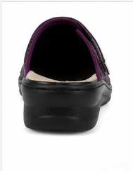 Hergos Baltimora H3502 – Ciabatta Donna Camoscio Viola con Tecnologia B.O.S.