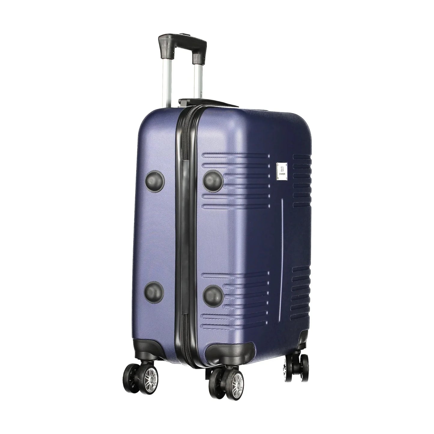LAURA BIAGIOTTI Trolley Piccolo Blu con Ruote e Chiusura a Combinazione