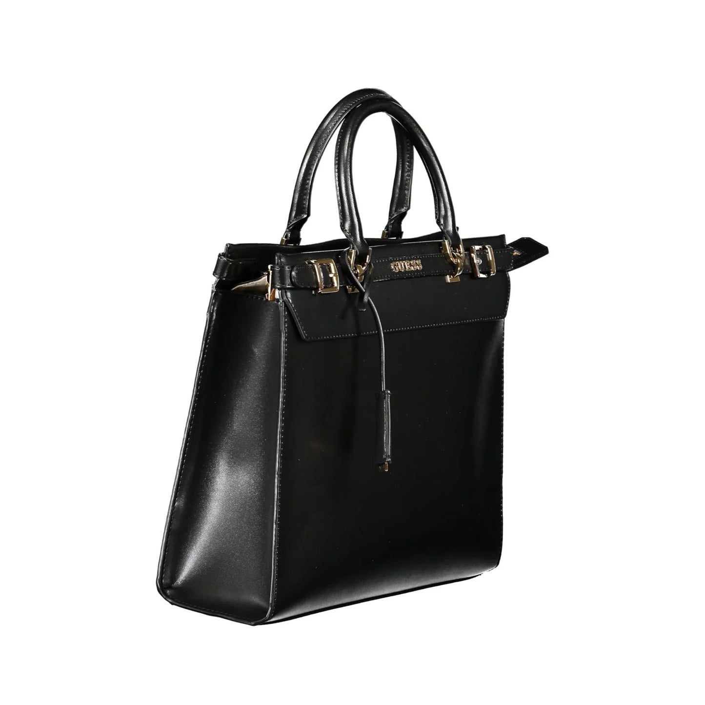 GUESS JEANS Borsa Donna a Mano Nera con Logo e Tracolla SESTRI LOGO