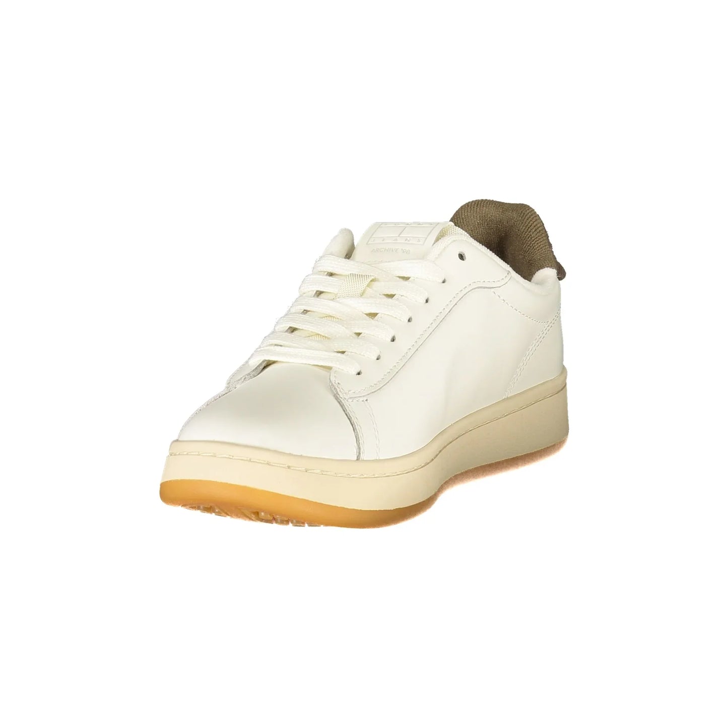 TOMMY HILFIGER Sneakers Donna Bianche con Dettagli Marroni