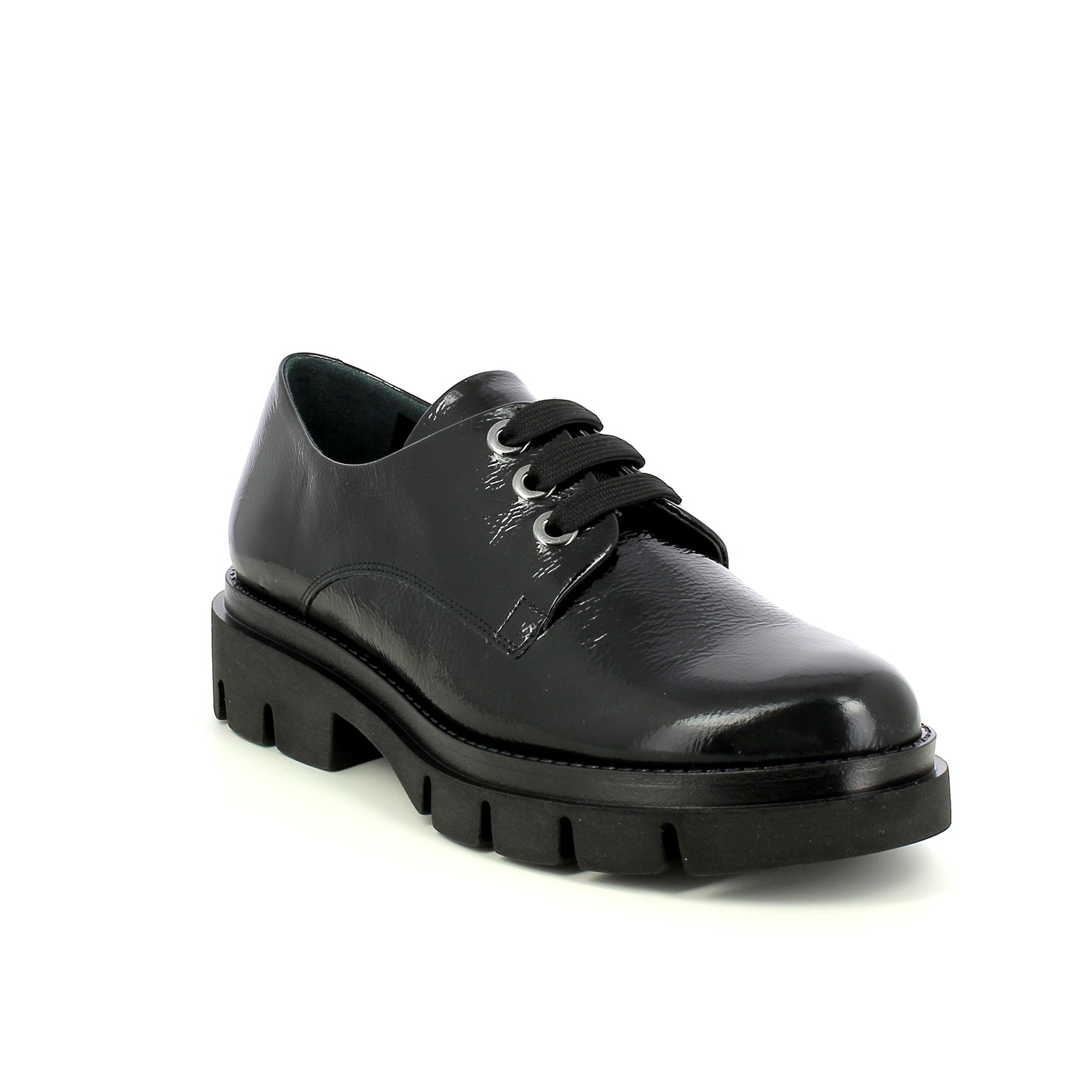 Melluso R45425 stringata in naplak nero linea comfort
