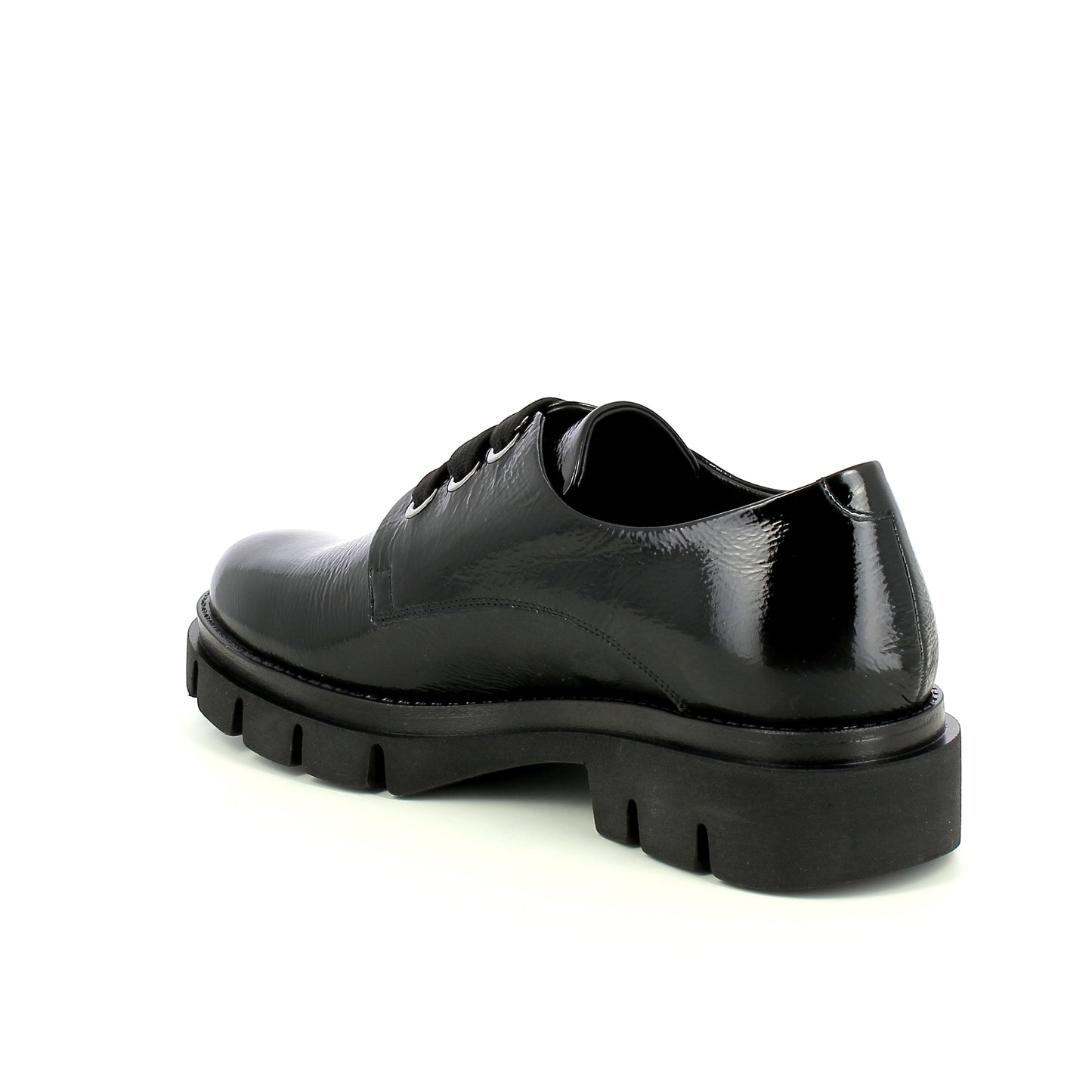 Melluso R45425 stringata in naplak nero linea comfort