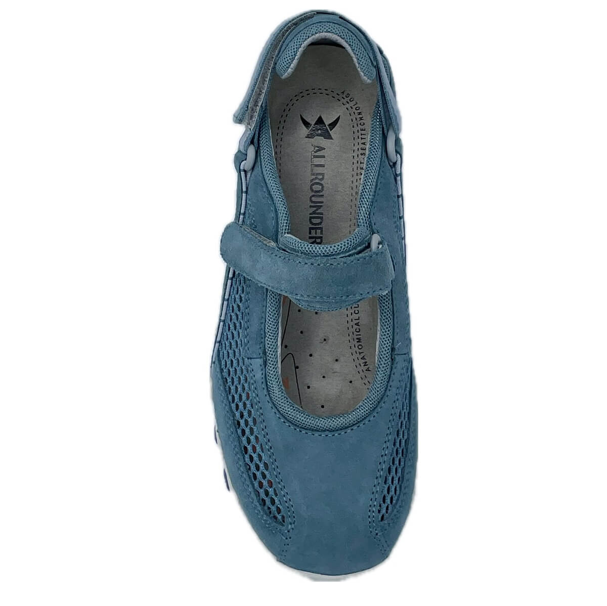 ALLROUNDER NIRO jeans by mephisto bebè in camoscio denim e rete