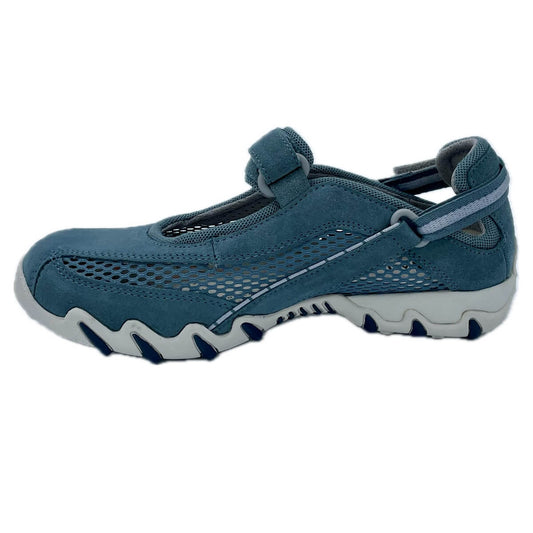 ALLROUNDER NIRO jeans by mephisto bebè in camoscio denim e rete