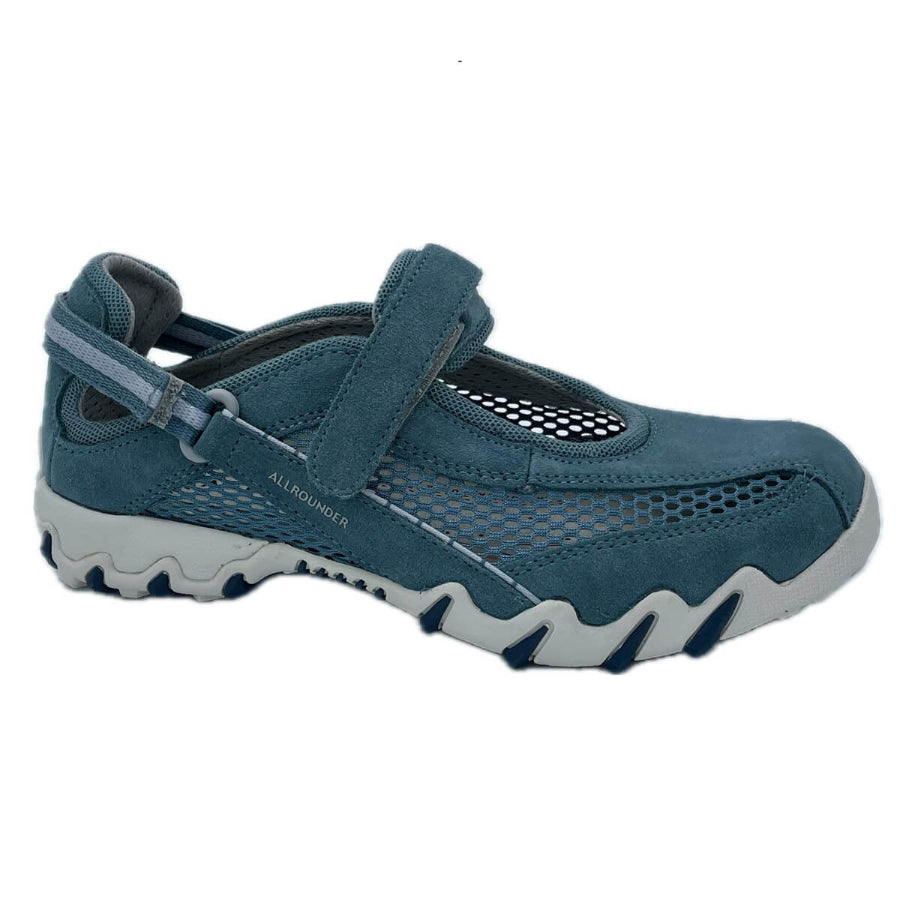 ALLROUNDER NIRO jeans by mephisto bebè in camoscio denim e rete