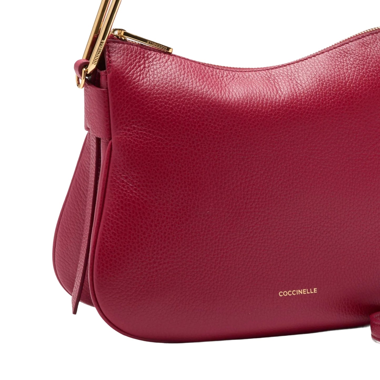 COCCINELLE Borsa Donna a Spalla con Tracolla Rossa, In Vera Pelle, Magie Soft Small