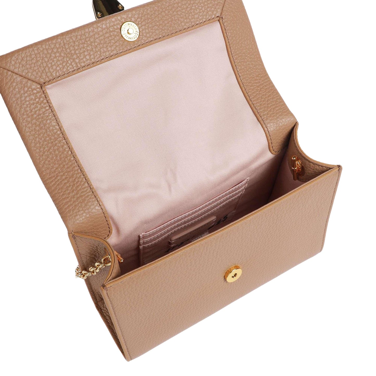 COCCINELLE Borsa Donna a Tracolla Marrone, In Vera Pelle, Dorian Mini