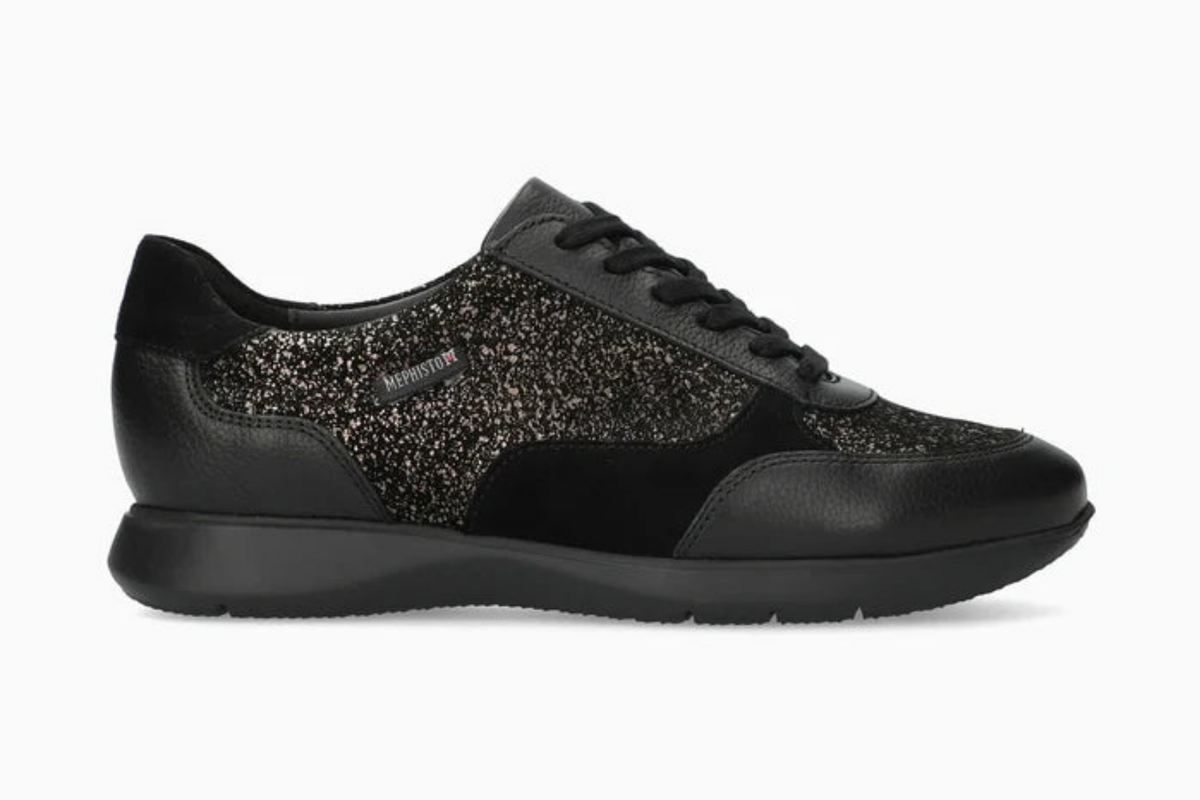 Mephisto Mendy Ceylan – Sneaker donna nera glitter