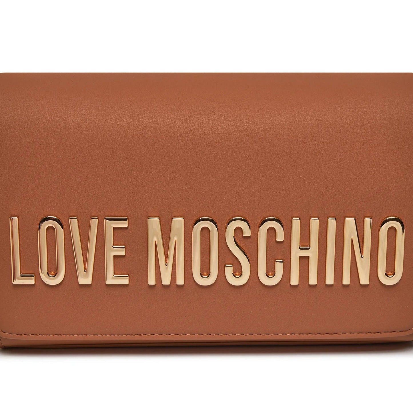 Borsa Donna Love Moschino con Tracolla a Catena e Logo Gold