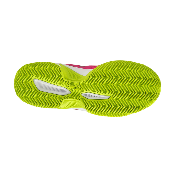 Mizuno Scarpe Padel Donna Fucsia Giallo Bianco Break Shot 4 - 61GB233666
