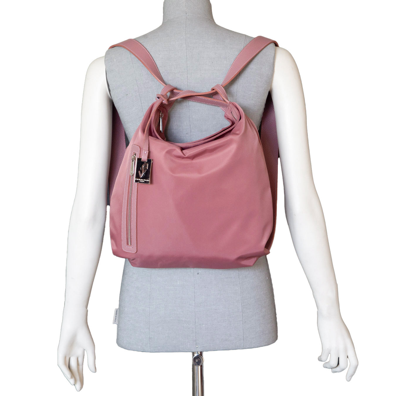 Pelletteria Veneta Zaino Donna Convertibile in Borsa a Spalla – Design Multifunzionale Made in Italy (32x33x8 cm)