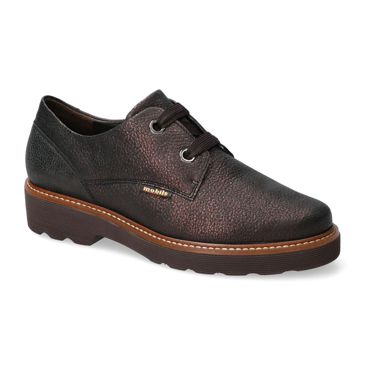 Mobils by Mephisto ORELIA BAGGY 61857 PLUM – Scarpe donna in pelle con plantare estraibile