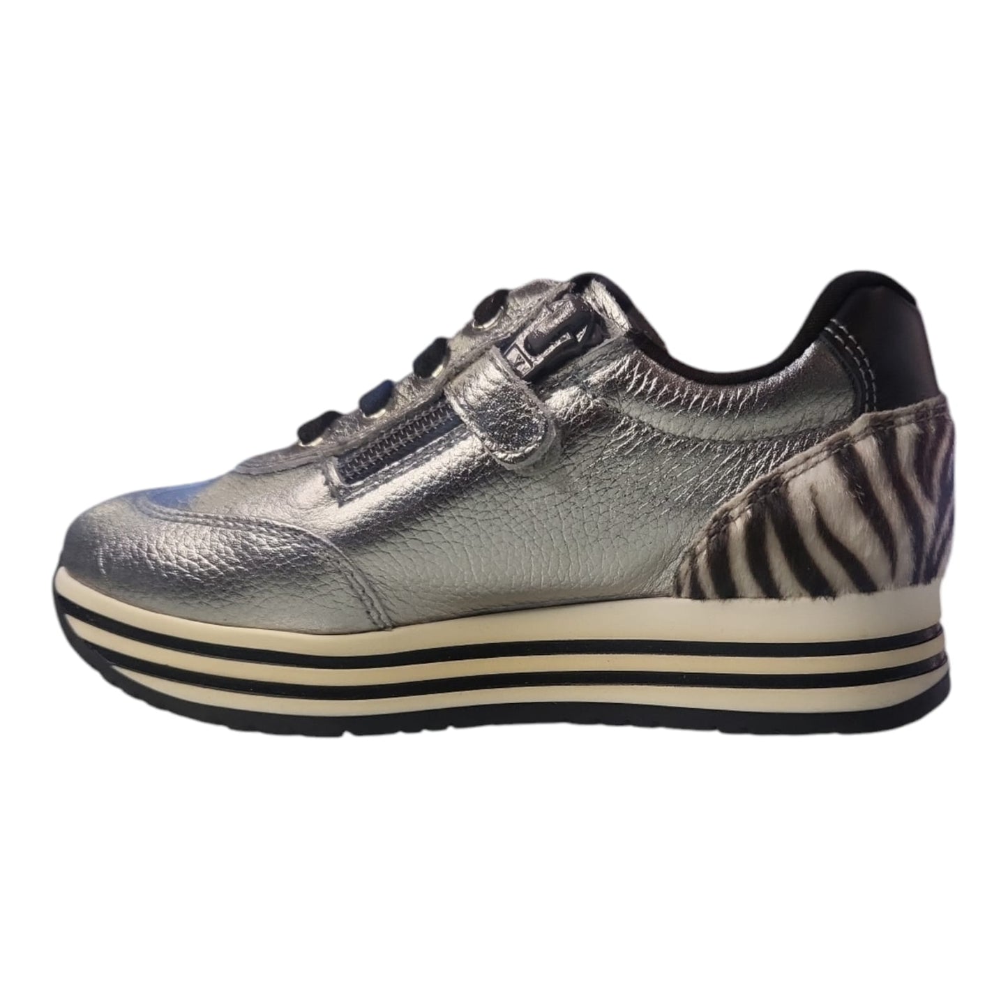 NeroGiardini Sneakers Kids da Bambina in Pelle