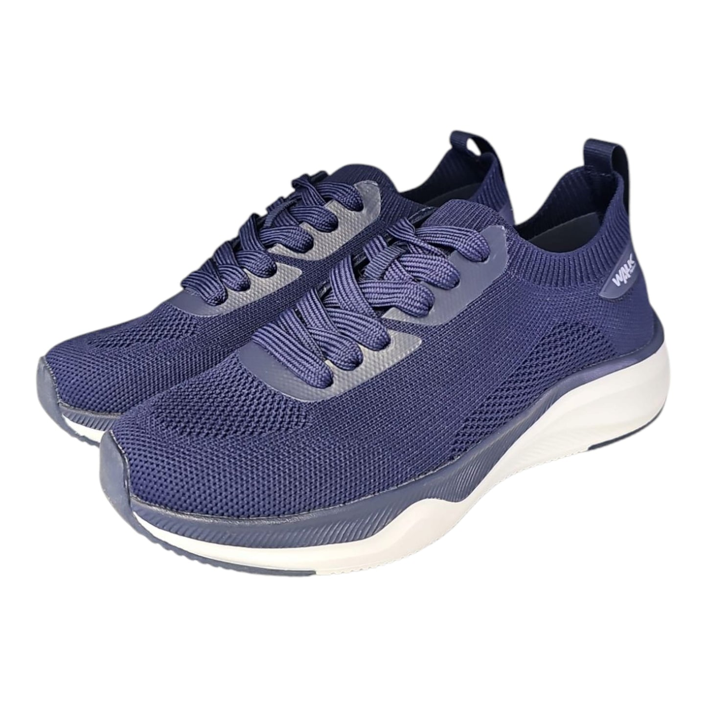 Melluso sneakers donna 093400 effetto maglia, blu