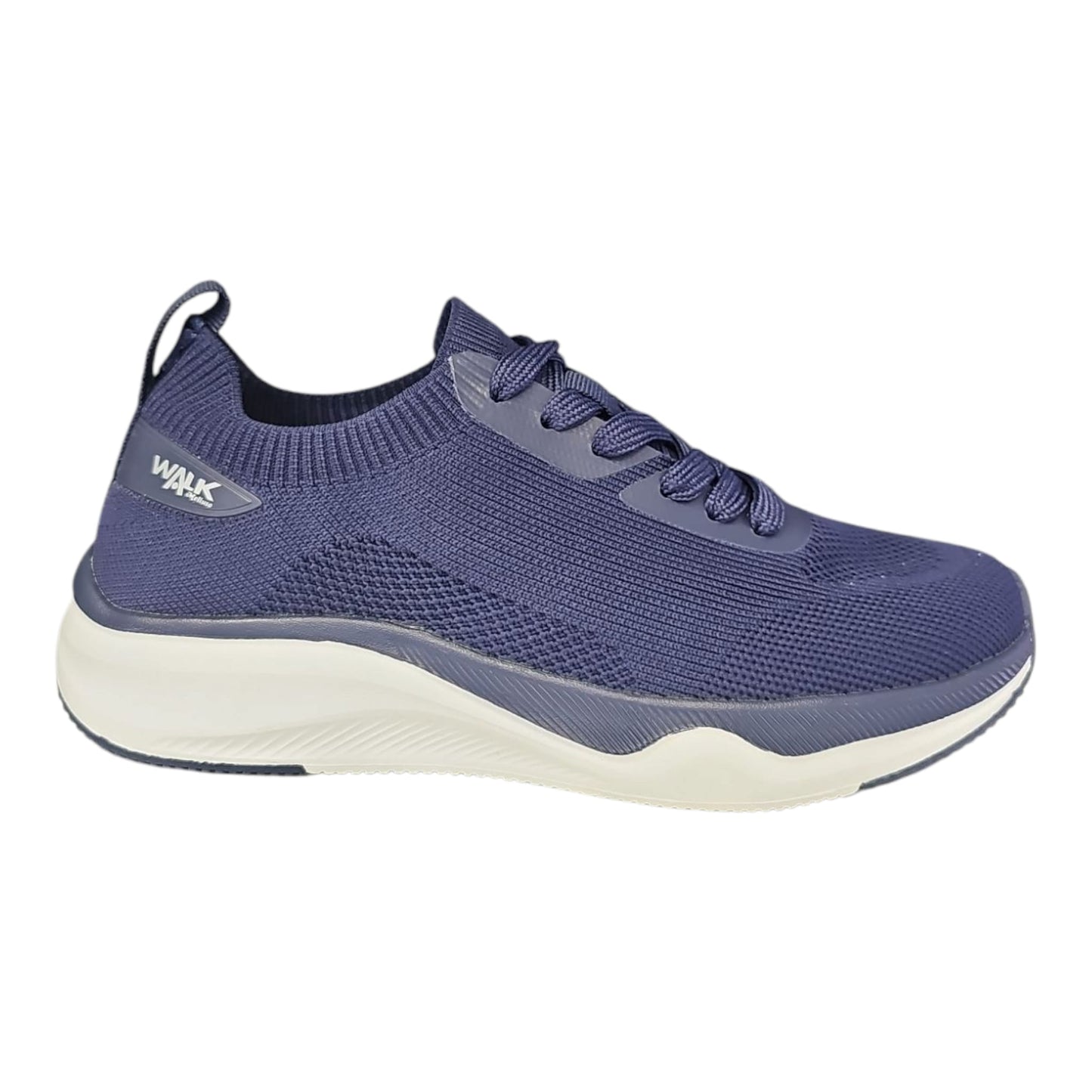 Melluso sneakers donna 093400 effetto maglia, blu