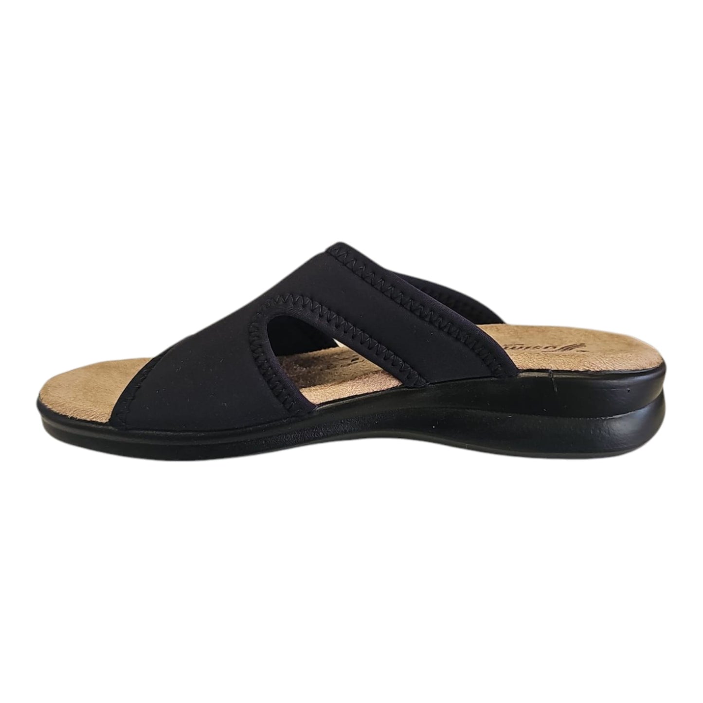 Ciabatta Susimoda 1969 in lycra nera elasticizzata