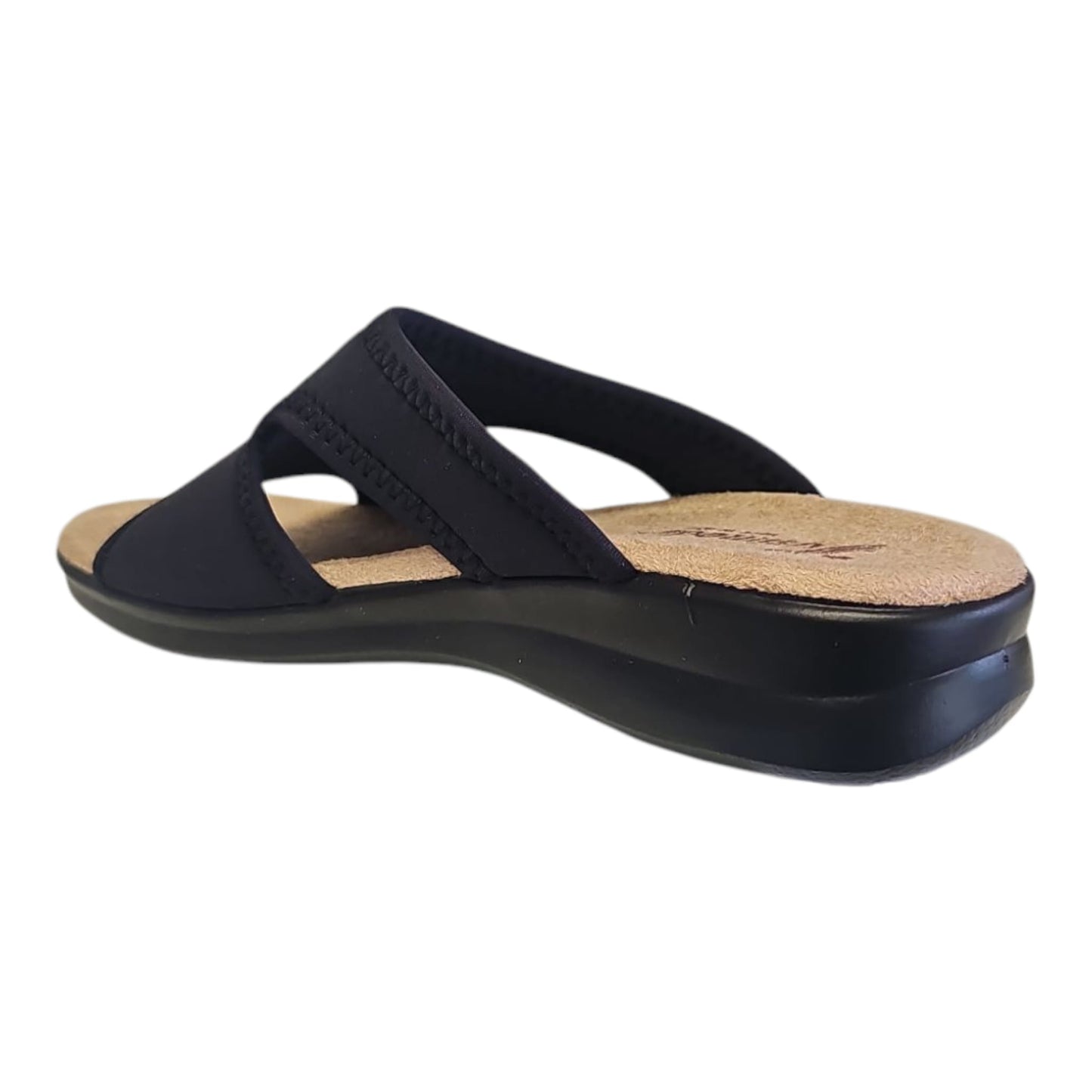 Ciabatta Susimoda 1969 in lycra nera elasticizzata