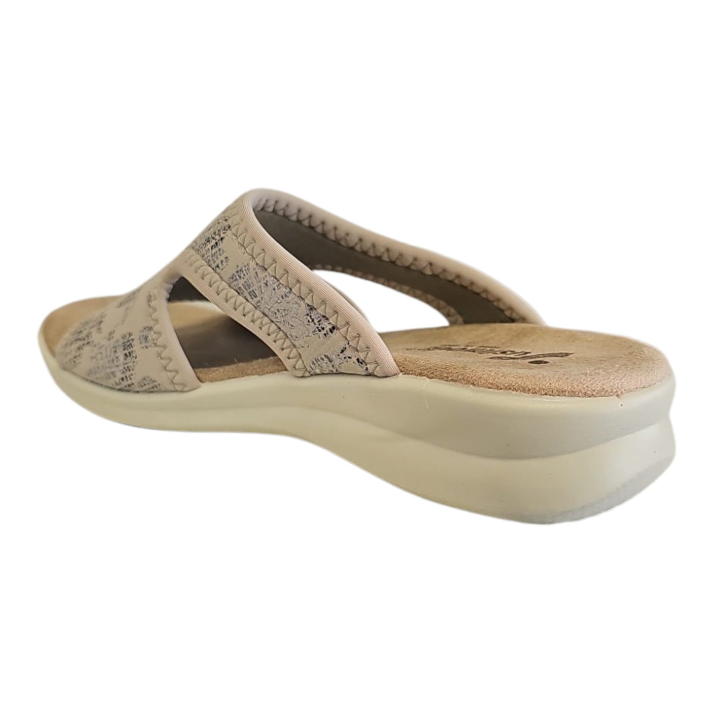 Ciabatta Susimoda 1969 in lycra BEIGE elasticizzata