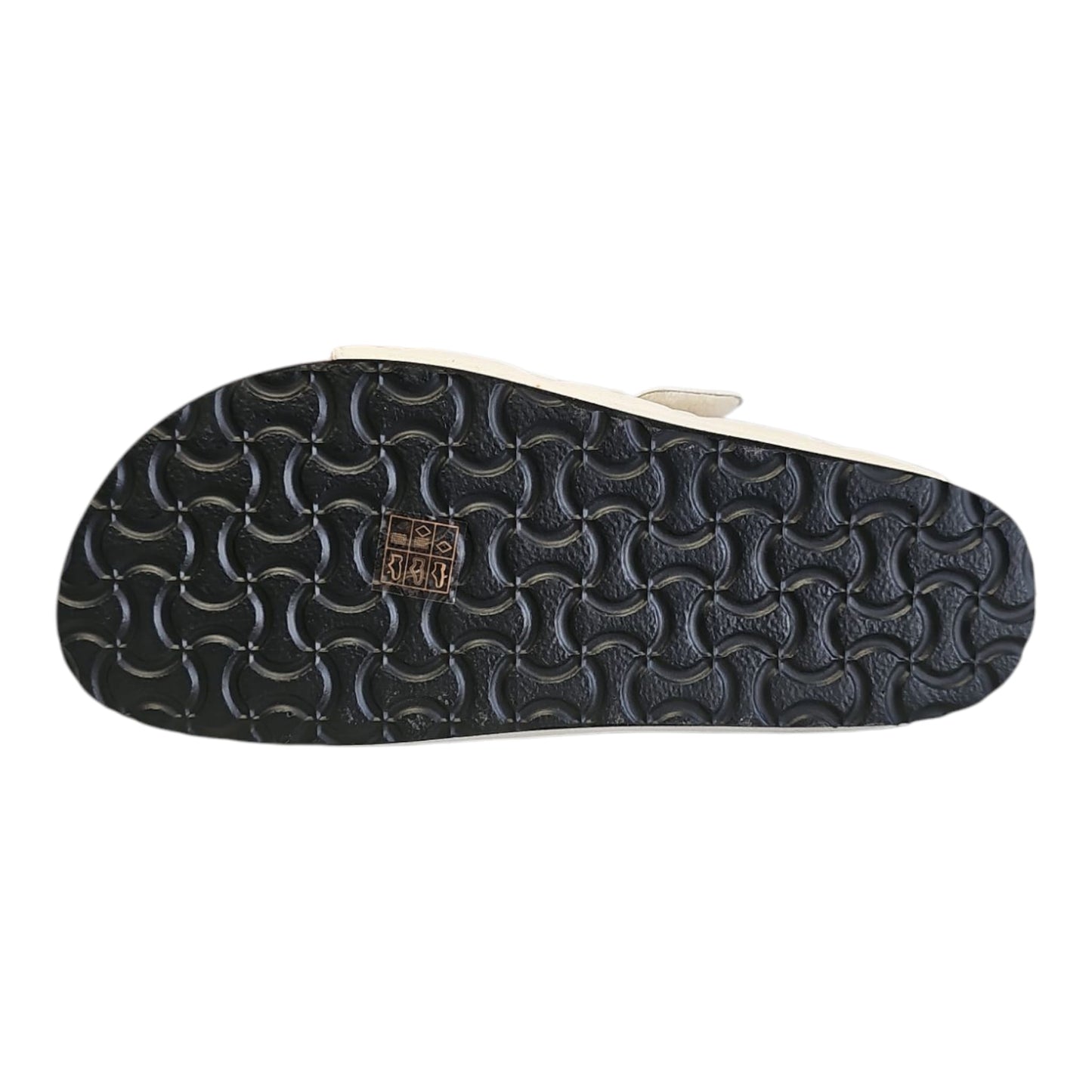 Ciabatte Sabatini donna Bianco Panna con doppio velcro – Memory