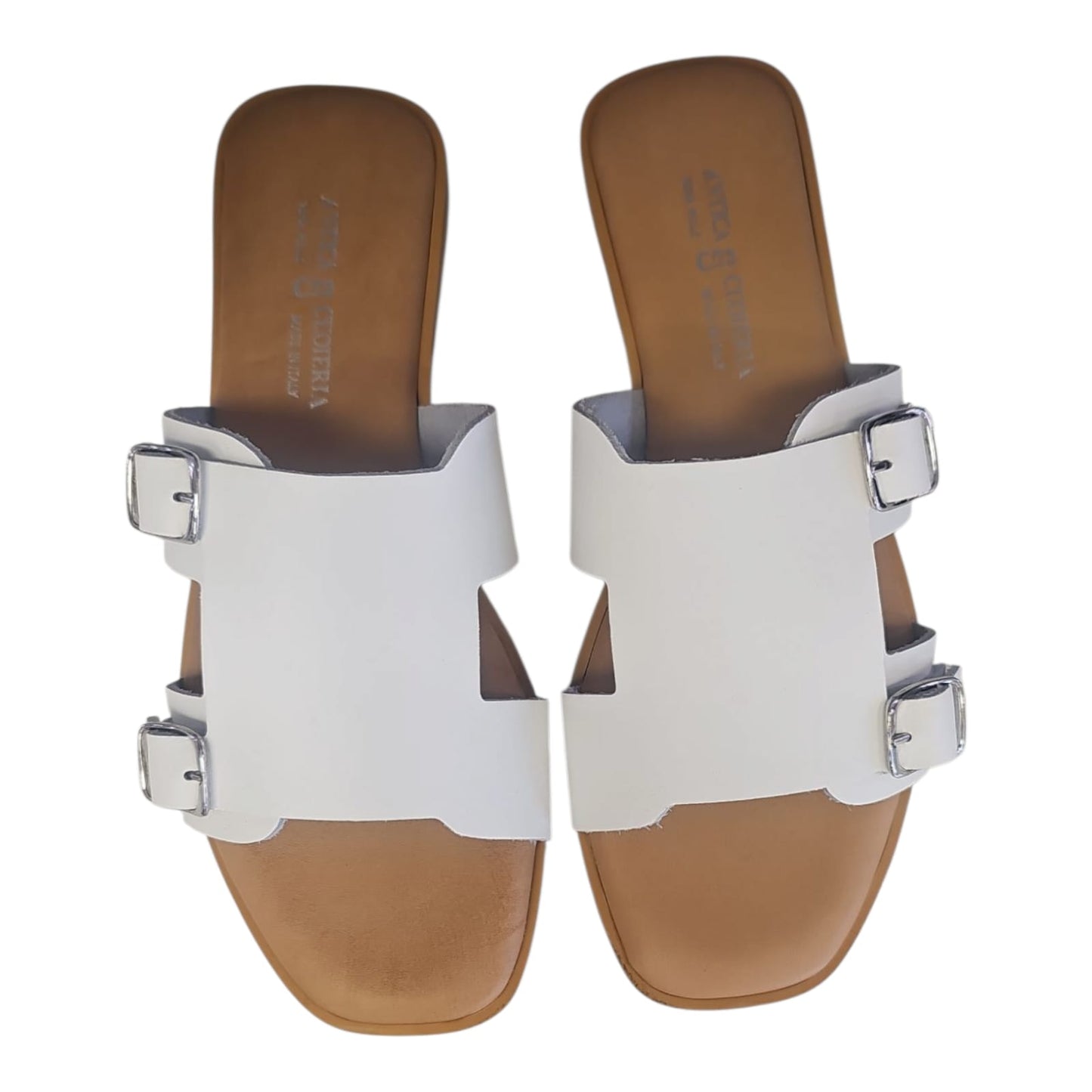 Antica Cuoieria sandalo donna Mule in pelle di Vitello art.23037