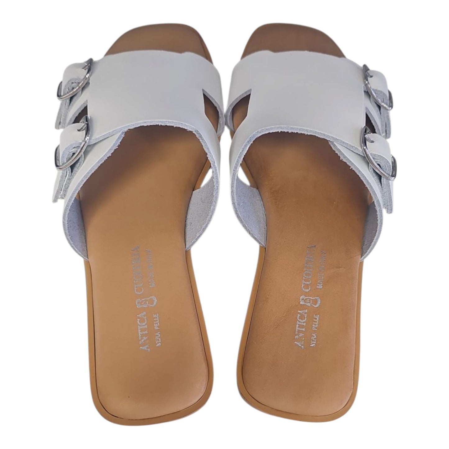 Antica Cuoieria sandalo donna Mule in pelle di Vitello art.23037
