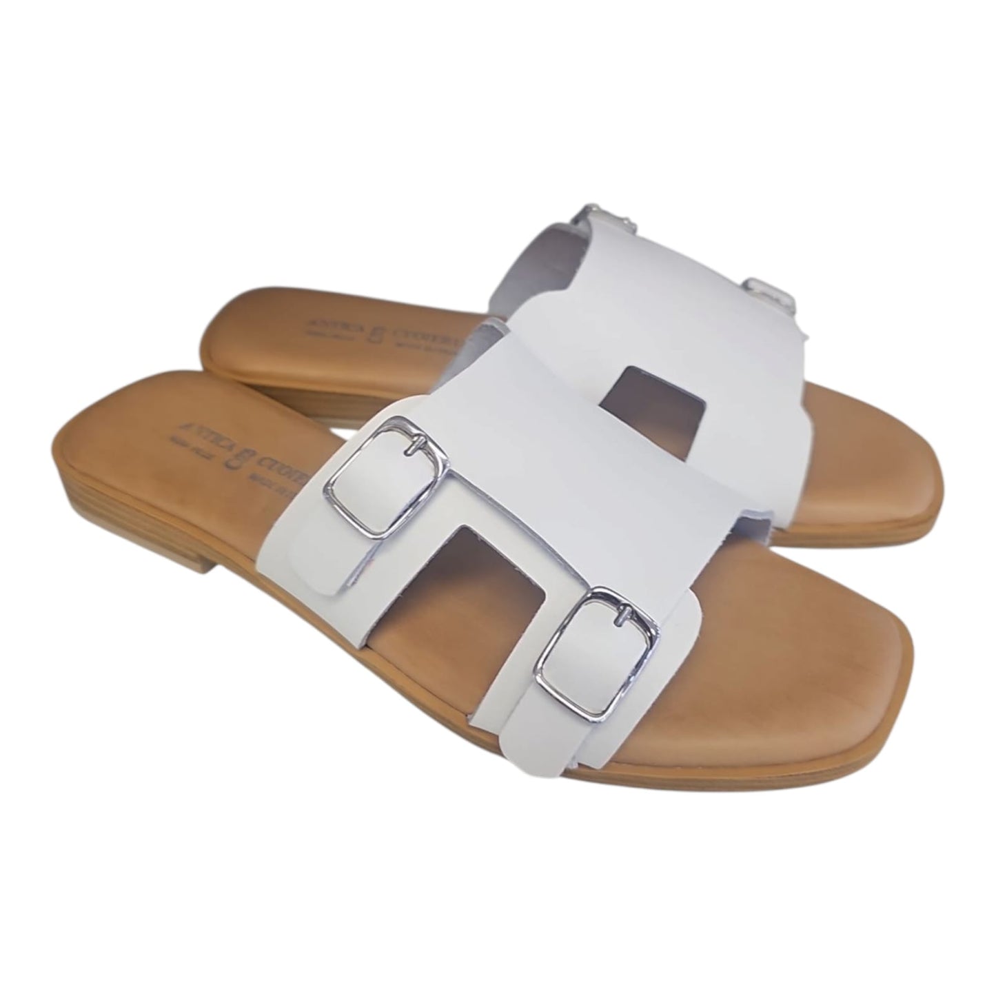 Antica Cuoieria sandalo donna Mule in pelle di Vitello art.23037