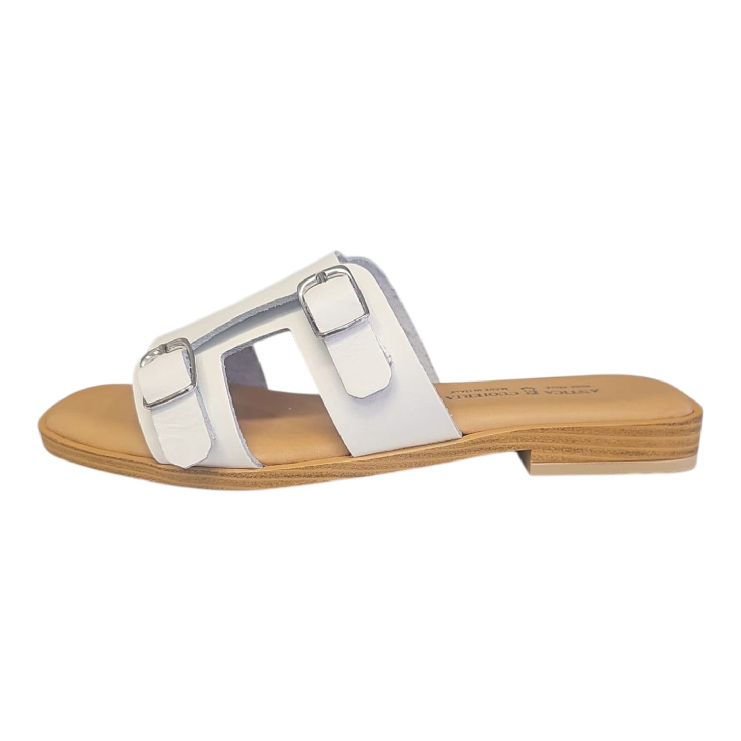 Antica Cuoieria sandalo donna Mule in pelle di Vitello art.23037