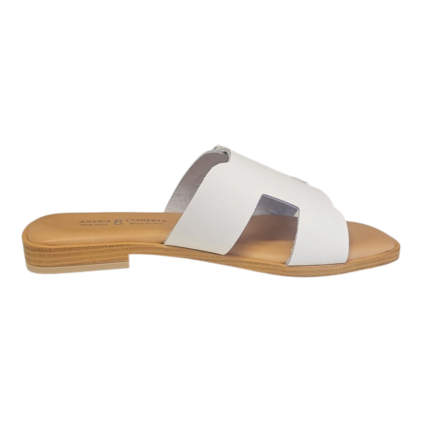 Antica Cuoieria sandalo donna Mule in pelle di Vitello art.23037