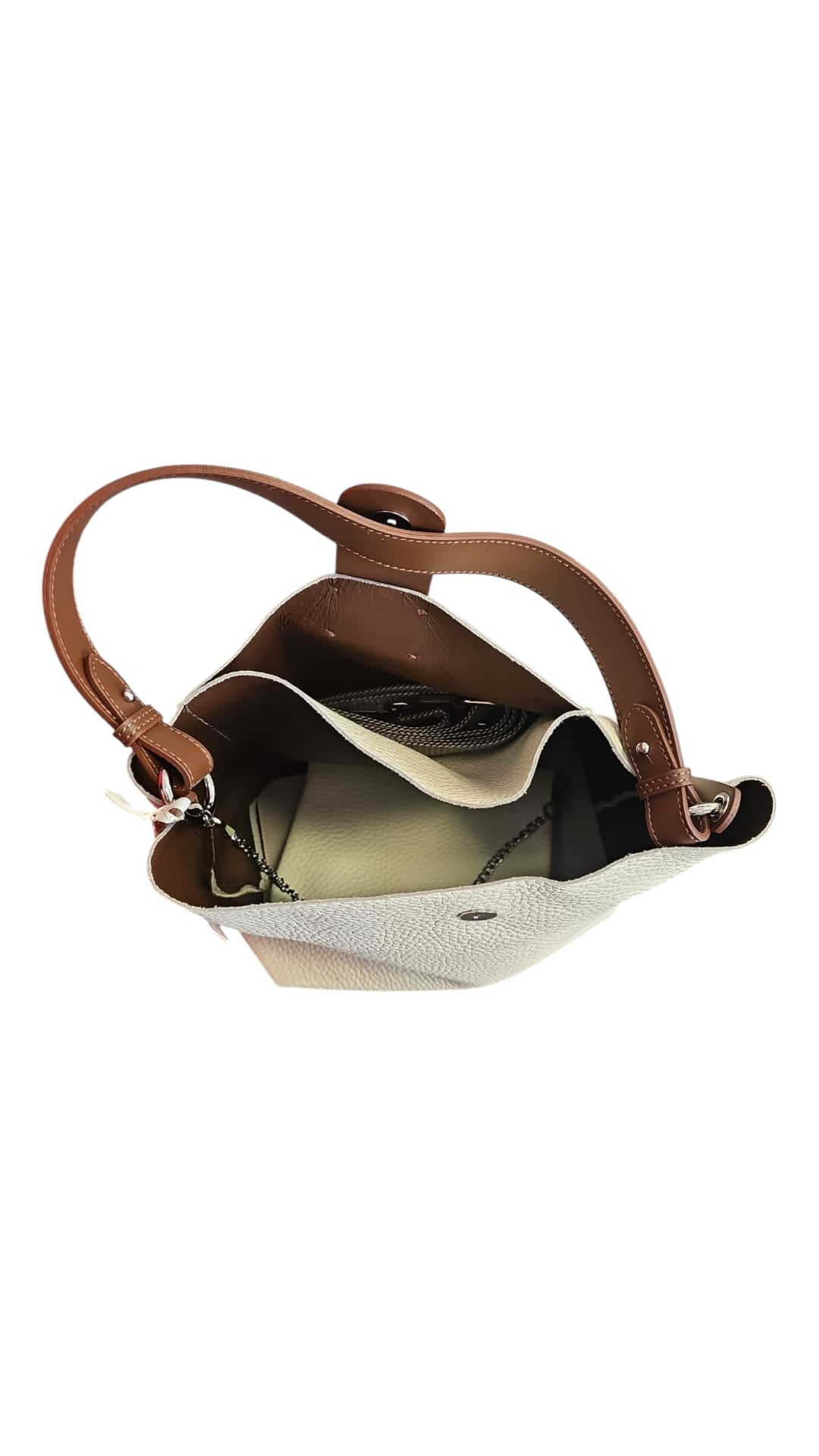 Pelletteria Veneta Borsa a spalla in pelle dollaro V25201
