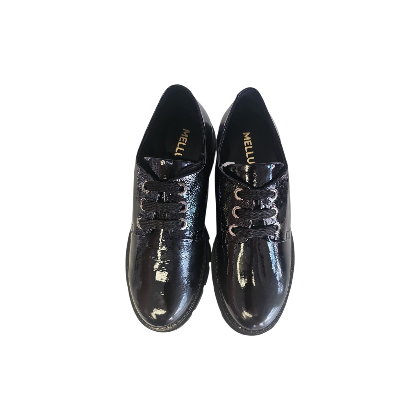 Melluso R45425 stringata in naplak nero linea comfort