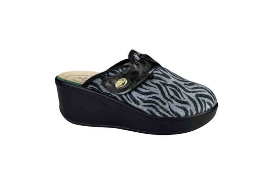 Ciabatta MAJELLA Zebrata Zeppa - Comfort Relax