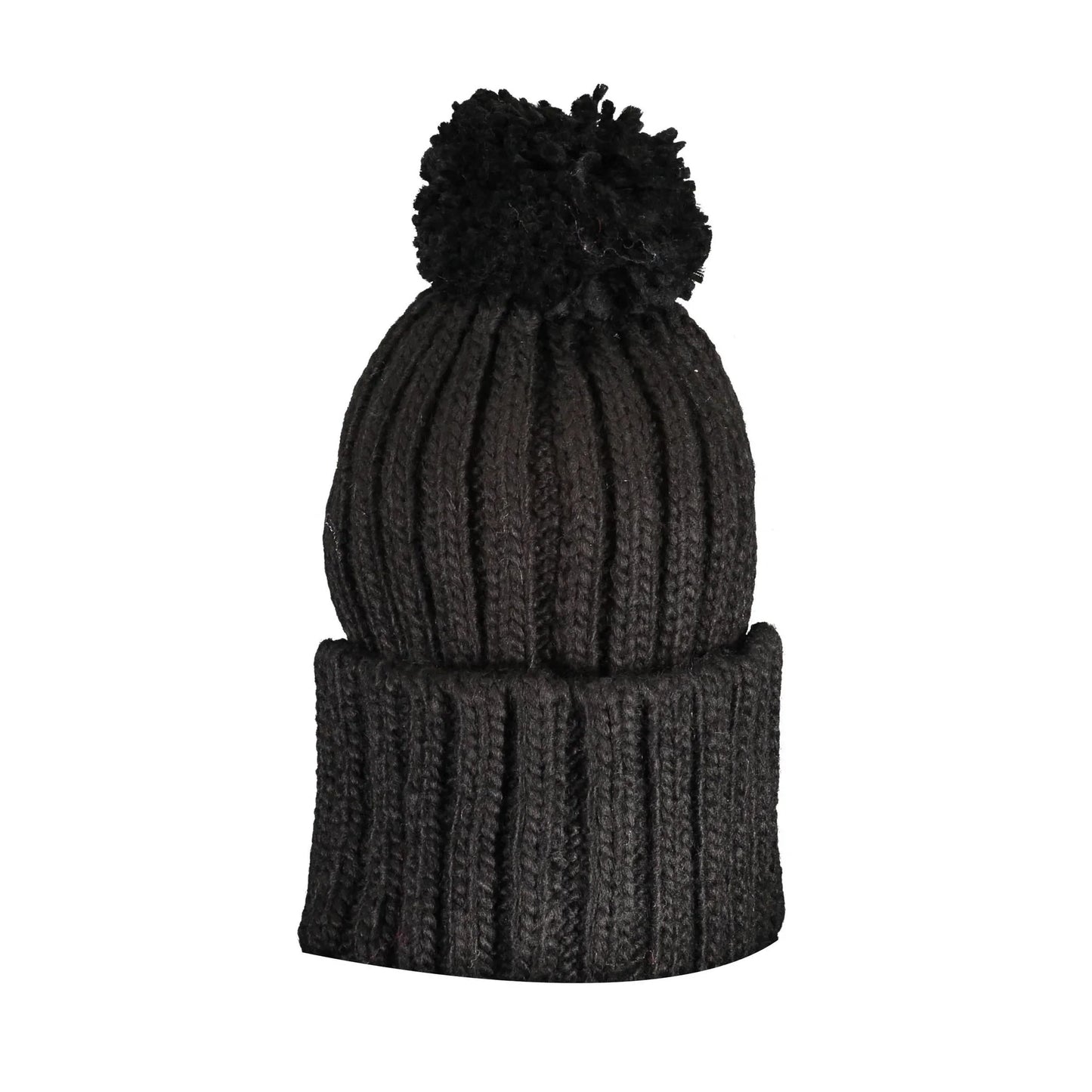 NORWAY 1963 Berretto Uomo Nero con Ponpon e Ricamo Logo