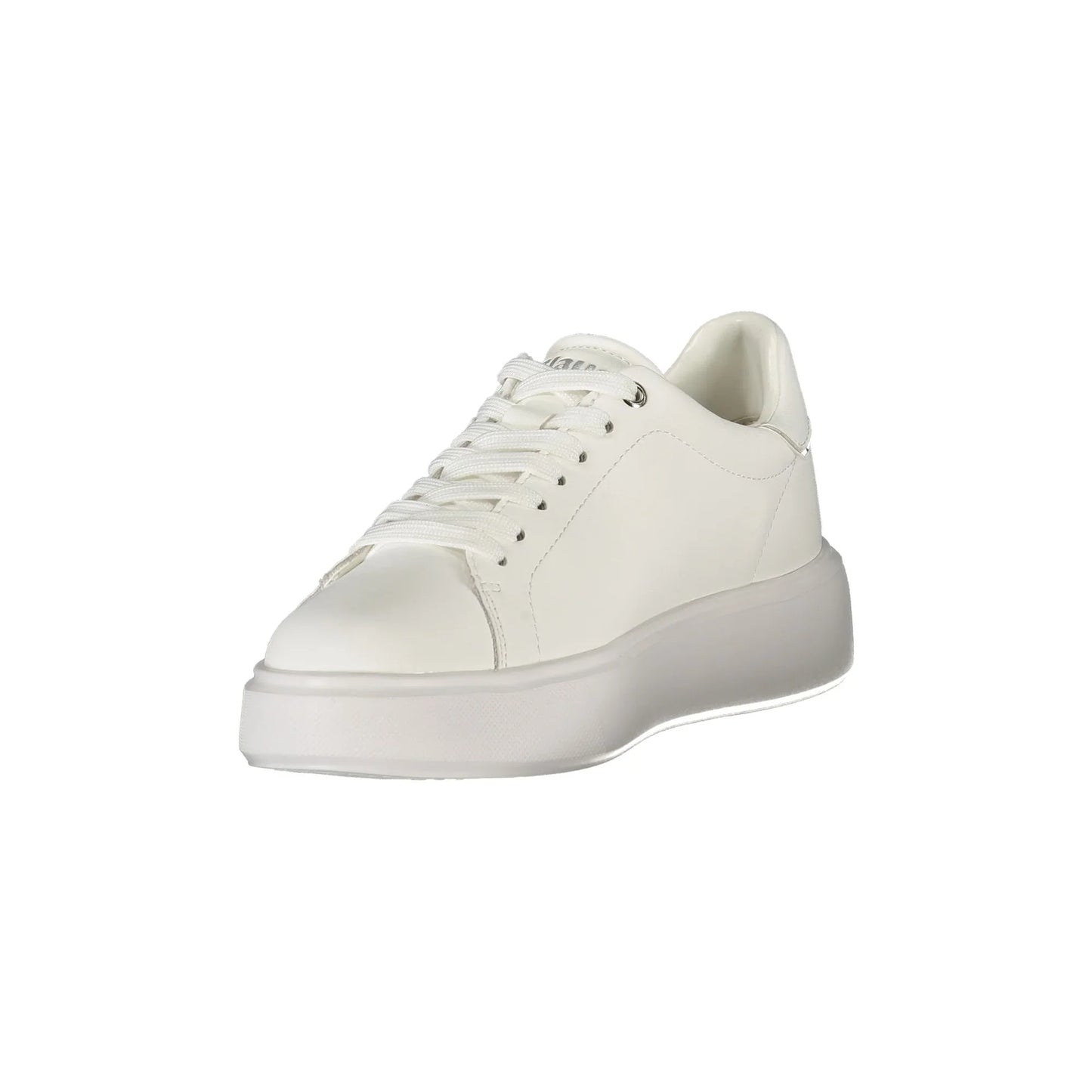 BLAUER Sneakers Donna Bianche con Lacci e Dettagli a Contrasto