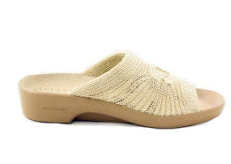 Arcopedico 1301 Ciabatta In Knitted Classic Aperta SPLASH 04 beige