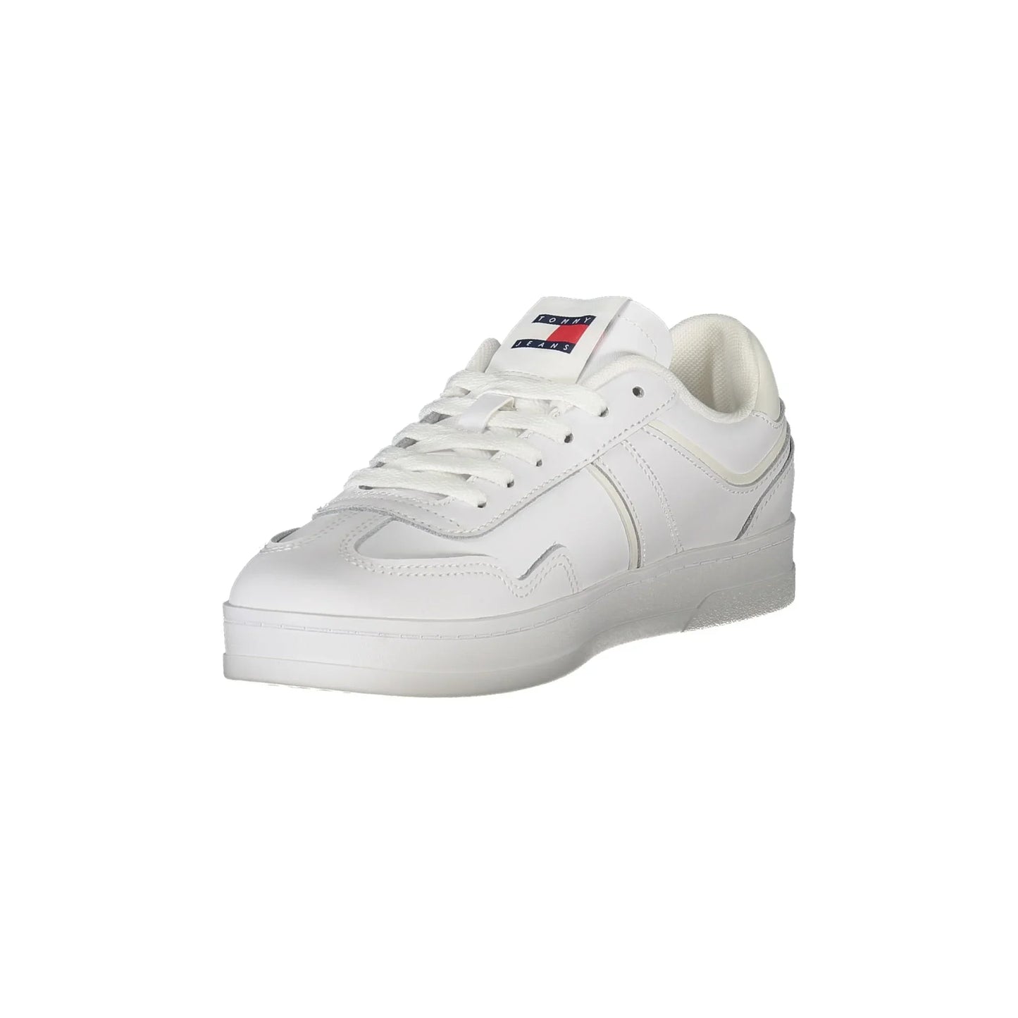 TOMMY HILFIGER Scarpe Sneakers Donna Bianche con Dettagli Ton sur Ton