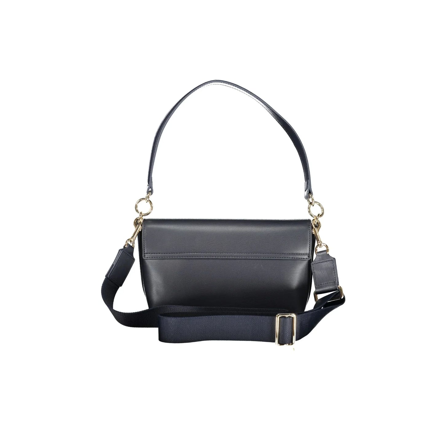 Tommy Hilfiger Borsa Donna Blu a Spalla con Tracolla e Dettagli a Contrasto