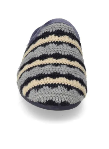 Valleverde Ciabatta donna con pattern e sottopiede in peluche 26252