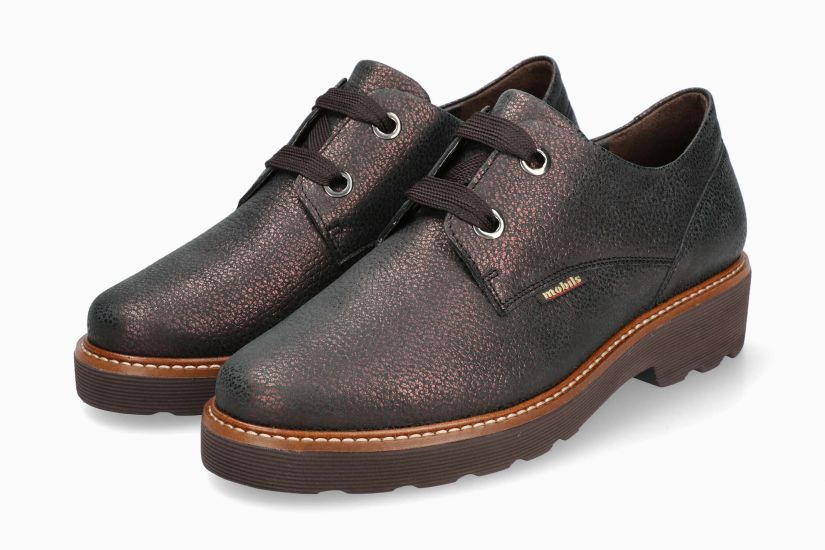 Mobils by Mephisto ORELIA BAGGY 61857 PLUM – Scarpe donna in pelle con plantare estraibile