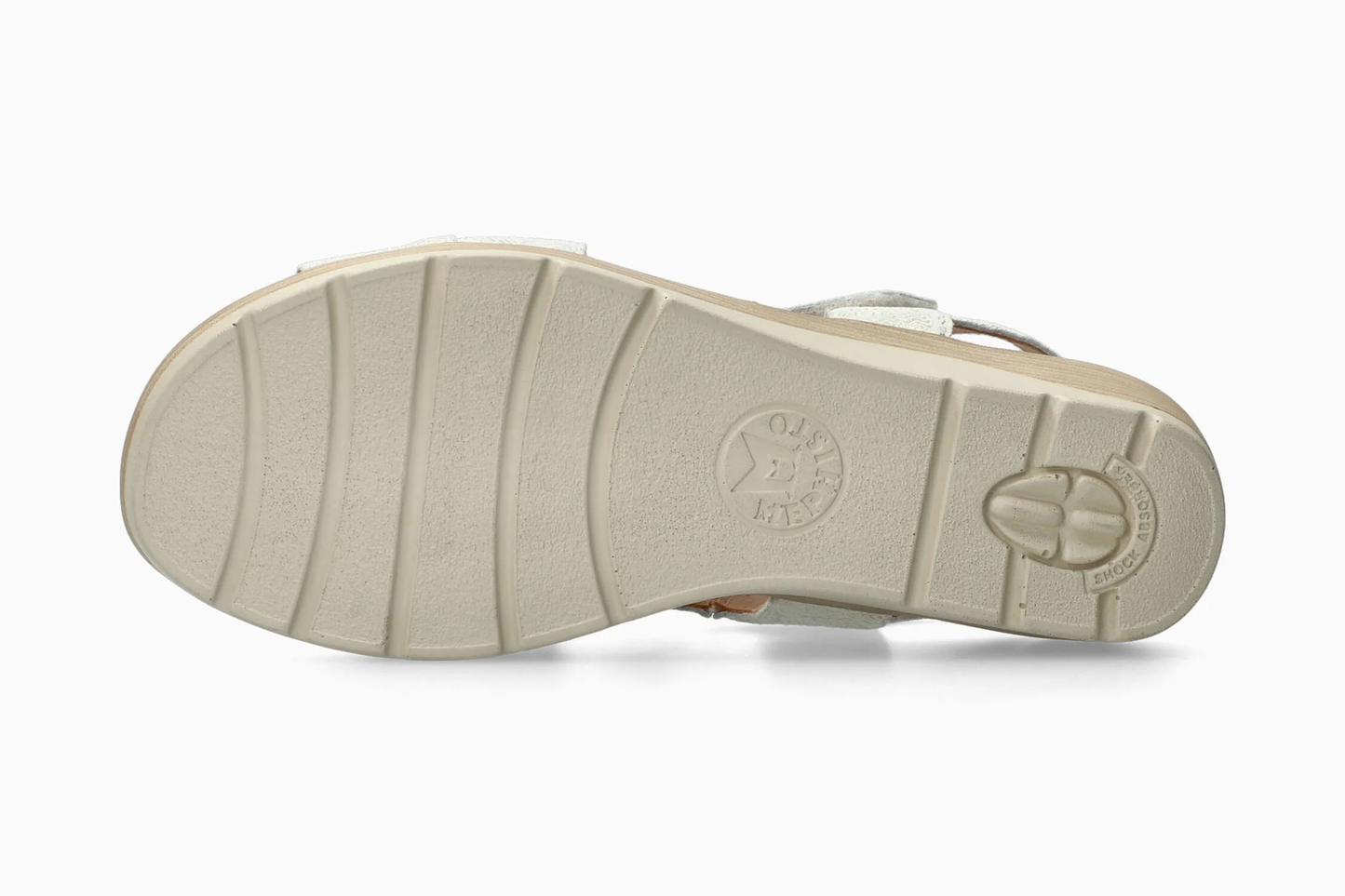 Mephisto Sandalo Donna CLAUDINE – Pelle Metallizzata, SOFT-AIR, Cinturino a Strappo