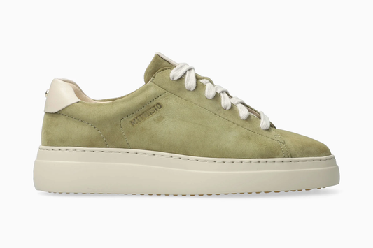 Mephisto Dotty – Sneaker Donna in Nabuk Verde con Plantare Estraibile